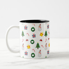 Kerstcadeau Tweekleurige Koffiemok