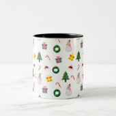 Kerstcadeau Tweekleurige Koffiemok (Center)