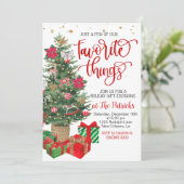 Kerstcadeau-uitwisselingsfeest Kaart (Staand voorkant)