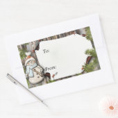 Kerstcadeau van en naar etiketten (Envelop)