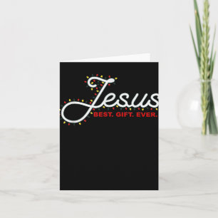 Kerstcadeau van Jezus Ever Kerstlicht Kerstcadeaut Kaart