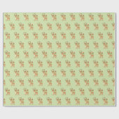 Kerstcadeau van liefde voor rendieren cadeaupapier (Vlak)