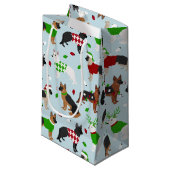 kerstcadeau van Shepherd Small Gift Bag Klein Cadeauzakje (Voorkant Gekanteld)