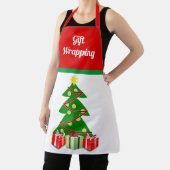 Kerstcadeau Verpakken Vakantieprint Schort (Insitu)