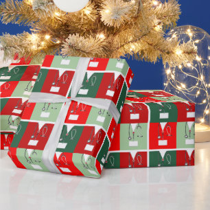 Kerstcadeau verpleegster cadeaupapier