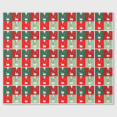 Kerstcadeau verpleegster cadeaupapier (Vlak)