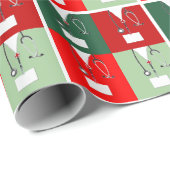 Kerstcadeau verpleegster cadeaupapier (Rol Hoek)