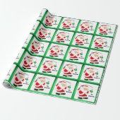 Kerstcadeau vissen cadeaupapier (Uitgerold)