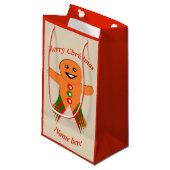 kerstcadeau voor aangepast cadeautje klein cadeauzakje (Voorkant Gekanteld)