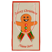 kerstcadeau voor aangepast cadeautje klein cadeauzakje (Voorkant)