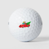 kerstcadeau voor auto's golfballen (Voorkant)