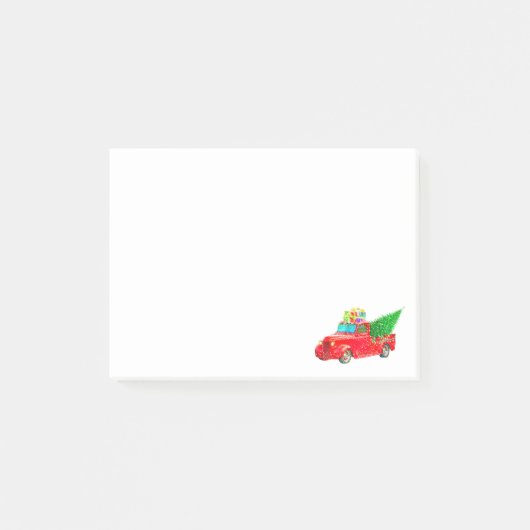 kerstcadeau voor auto's post-it® notes (Voorkant)