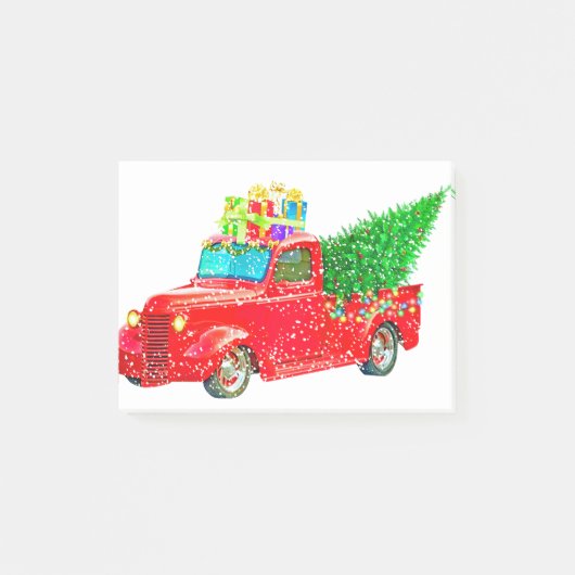 kerstcadeau voor auto's post-it® notes (Voorkant)