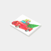 kerstcadeau voor auto's post-it® notes (Schuin)