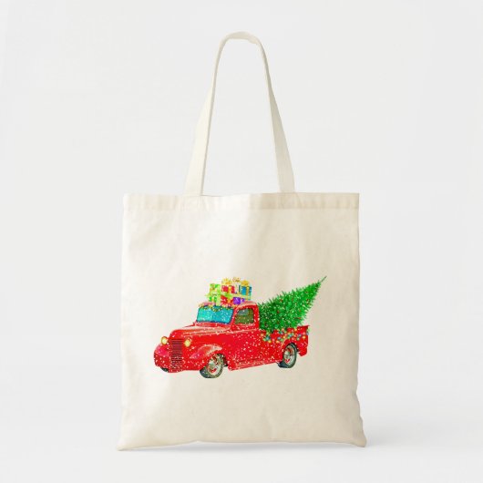 kerstcadeau voor auto's tote bag (Voorkant)