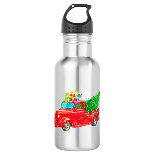 kerstcadeau voor auto's waterfles  (Voorkant)