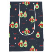 kerstcadeau voor Avocados Medium Cadeauzakje (Achterkant)