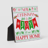 kerstcadeau voor banners fotoplaat (Voorkant)