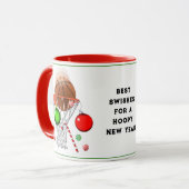kerstcadeau voor Basketball Mok (Voorkant links)