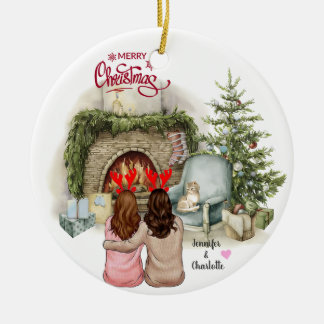 Kerstcadeau voor Besties Keramisch Ornament