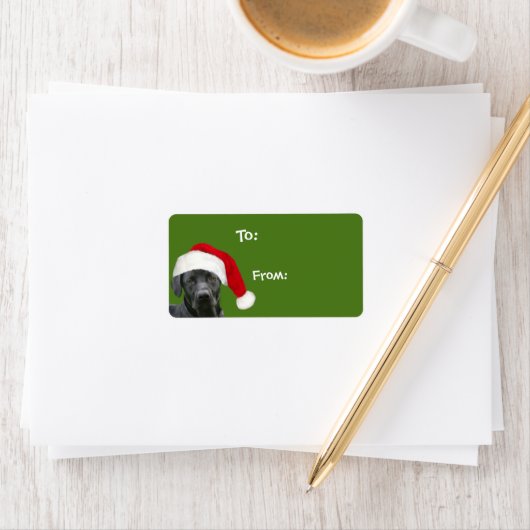 Kerstcadeau voor Black lab Etiket (Insitu)