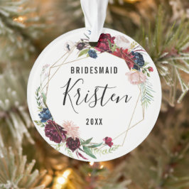Kerstcadeau voor bruidsmeisje | Bruidsmeisje Ornament