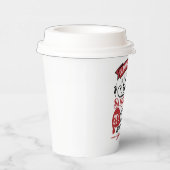 kerstcadeau voor cacaoappelcider papieren bekers (Rechts)