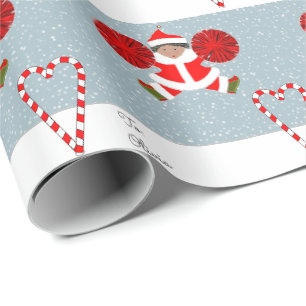 Kerstcadeau voor cheerleader cadeaupapier