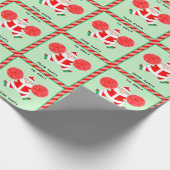 Kerstcadeau voor cheerleader cadeaupapier (Hoek)