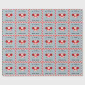Kerstcadeau voor cheerleader cadeaupapier (Vlak)