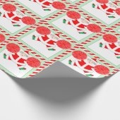 Kerstcadeau voor Cheerleaders Cadeaupapier (Hoek)