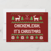 Kerstcadeau voor Chickenleigh Feestdagenkaart (Voorkant)