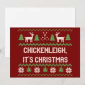 Kerstcadeau voor Chickenleigh Feestdagenkaart (Voorkant / Achterkant)