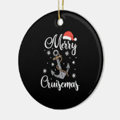 kerstcadeau voor cruisemas Holiday Cruising Keramisch Ornament (Links)