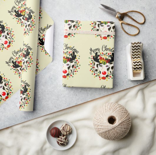 kerstcadeau voor dalmatiërs cadeaupapier (Crafts)