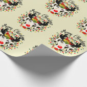 kerstcadeau voor dalmatiërs cadeaupapier (Hoek)