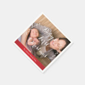 Kerstcadeau voor de allereerste kerst van de baby  servet (Hoek)