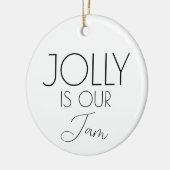 kerstcadeau voor de kerkkoor keramisch ornament (Links)