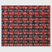 kerstcadeau voor de WERELDTEKST Cadeaupapier (Vlak)