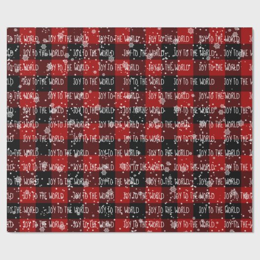 kerstcadeau voor de WERELDTEKST Cadeaupapier (Vlak)