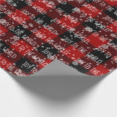 kerstcadeau voor de WERELDTEKST Cadeaupapier (Hoek)