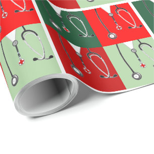 Kerstcadeau voor dokter cadeaupapier