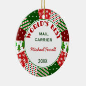 kerstcadeau voor e-mail of bezorger keramisch ornament (Rechts)