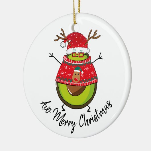 kerstcadeau voor echtgenoot andere echtgenote keramisch ornament (Links)