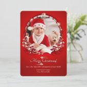 kerstcadeau voor feestdag feestdagenkaart (Staand voorkant)