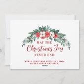 kerstcadeau voor feestdag feestdagenkaart (Achterkant)