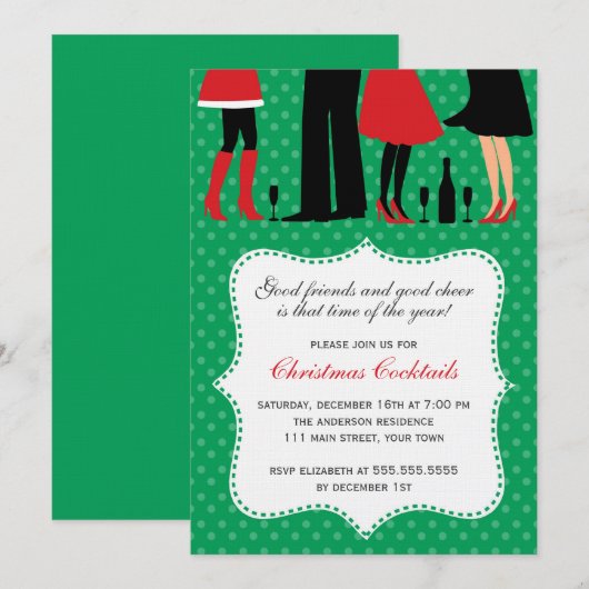 Kerstcadeau voor feestdag kaart (Voorkant / Achterkant)