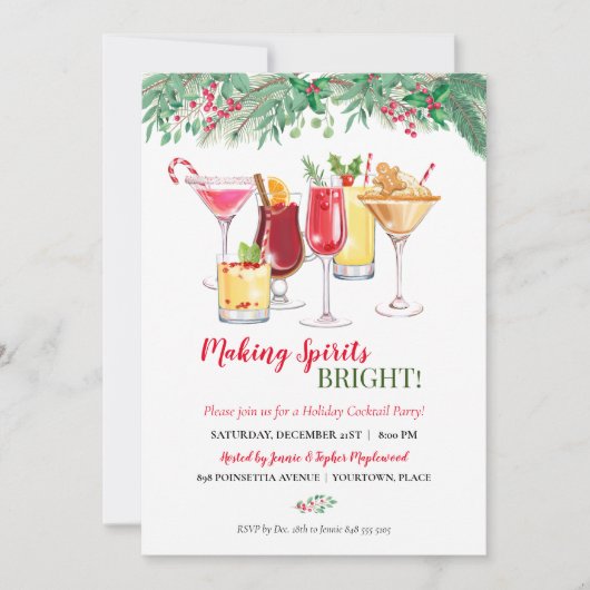 Kerstcadeau voor feestdag kaart (Voorkant)