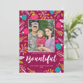 kerstcadeau voor feestdag kaart (Staand voorkant)