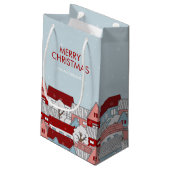 kerstcadeau voor feestdag klein cadeauzakje (Achterkant Gekanteld)